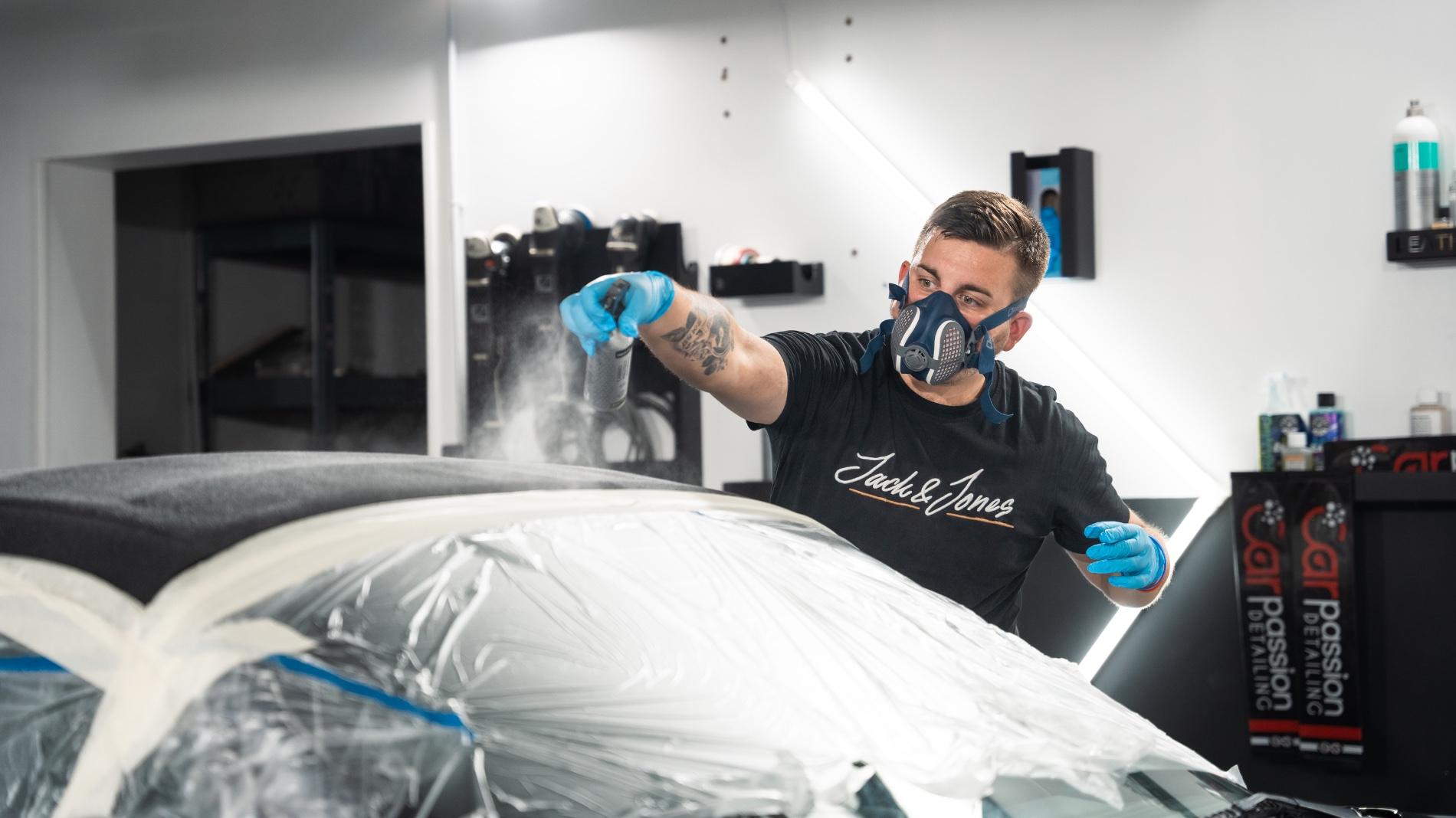 Traitement hydrophobe capote Porsche