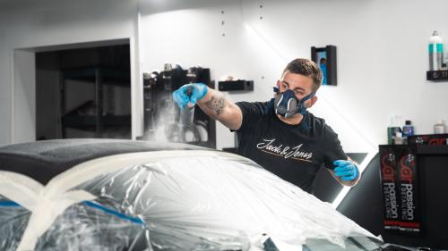 Traitement hydrophobe capote Porsche