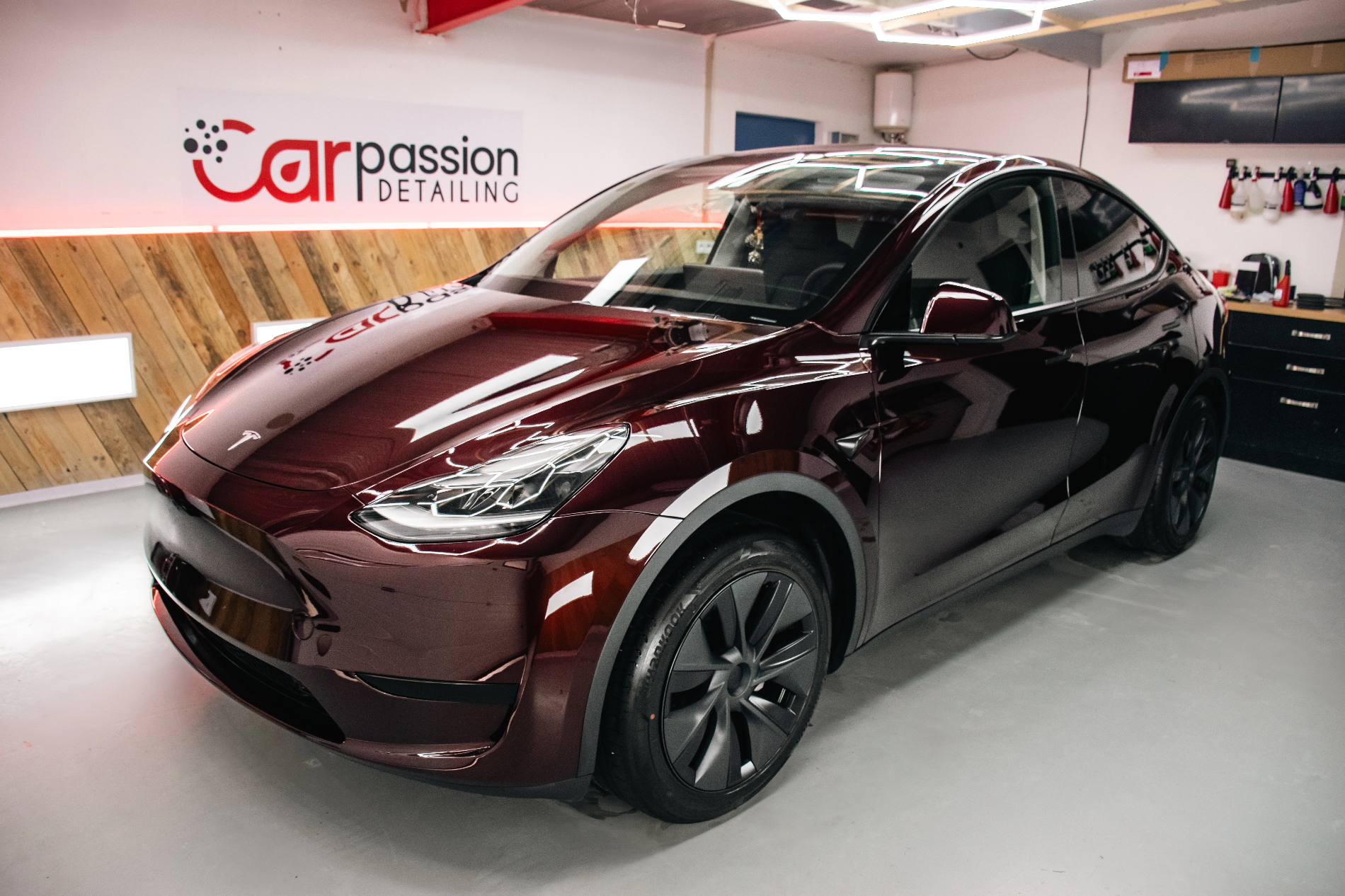 🚗 Traitement c&eacute;ramique sur Tesla Model Y &agrave; Breuil-le-Vert (60)